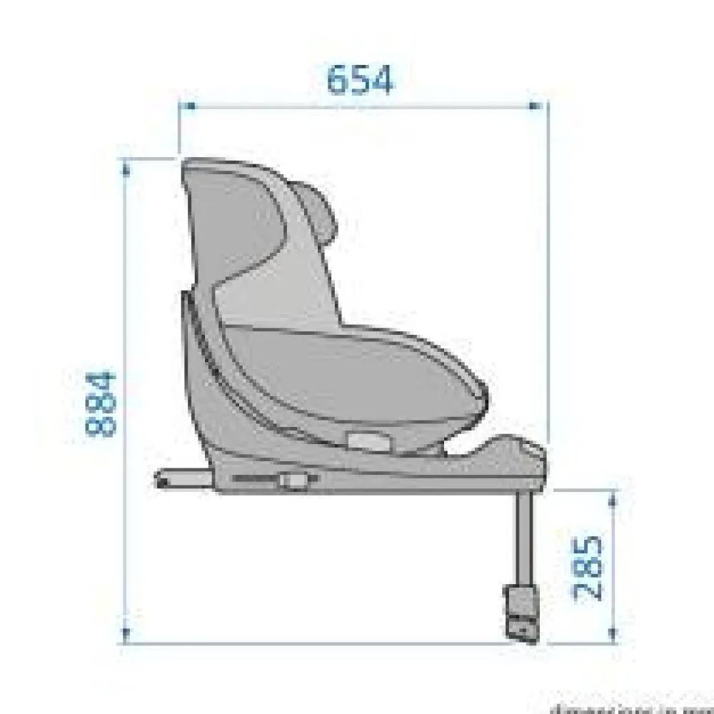 Maxi-Cosi Mica Pro Eco i-Size inkl. babyindsats - authentic black- Autostole Med Integreret Baser|Autostole 40-125 Cm (0-6 År)