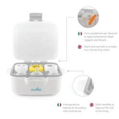 Nuvita Microovn Sterilisator- Tilberedning & Rengøring