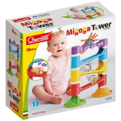 QUERCETTI Migoga tårn med lyd (17 dele)- Store Byggesæt