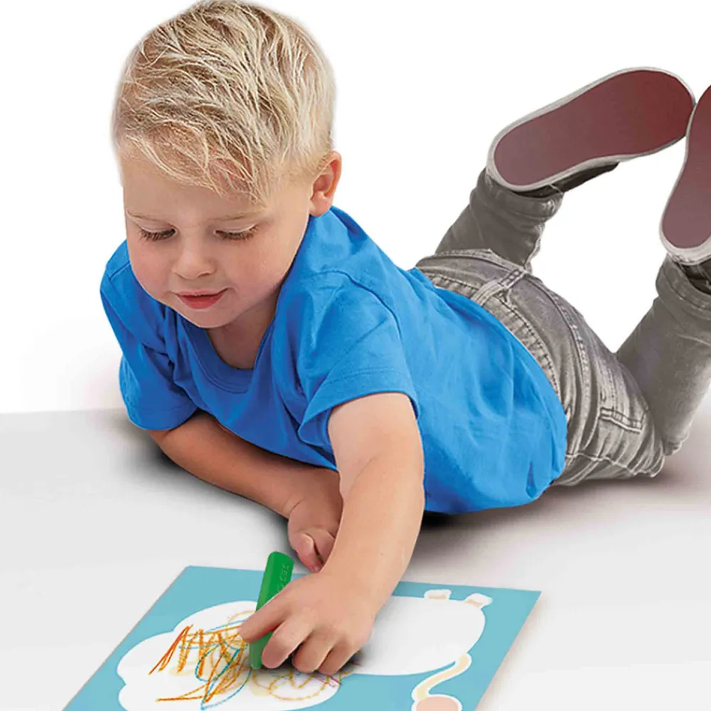 Ses Creative Min første - Farvekridt og dyrekort- Kreasæt