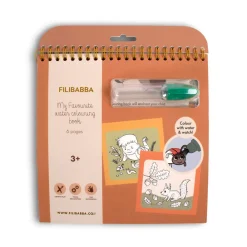 Filibabba Min yndlings vandmalebog - I skoven- Aktivitets- & Malebøger