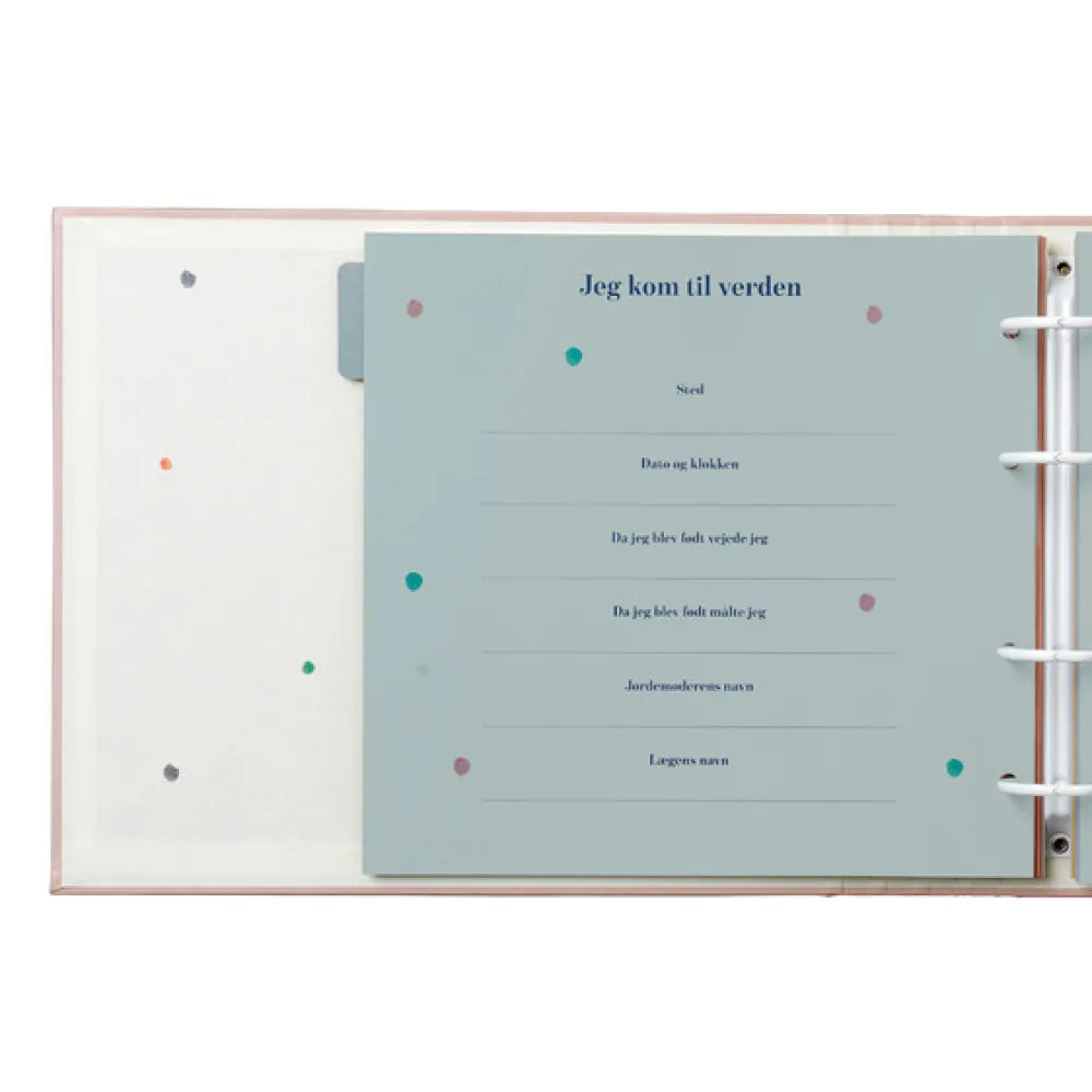 Specialday Mine første år - Minder Og Gemmer - rosa- Barnets Bog