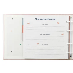 Specialday Mine første år - Minder Og Gemmer - rosa- Barnets Bog