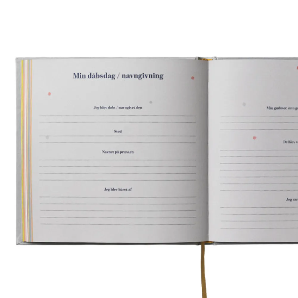 Specialday Mine første år - rosa- Barnets Bog