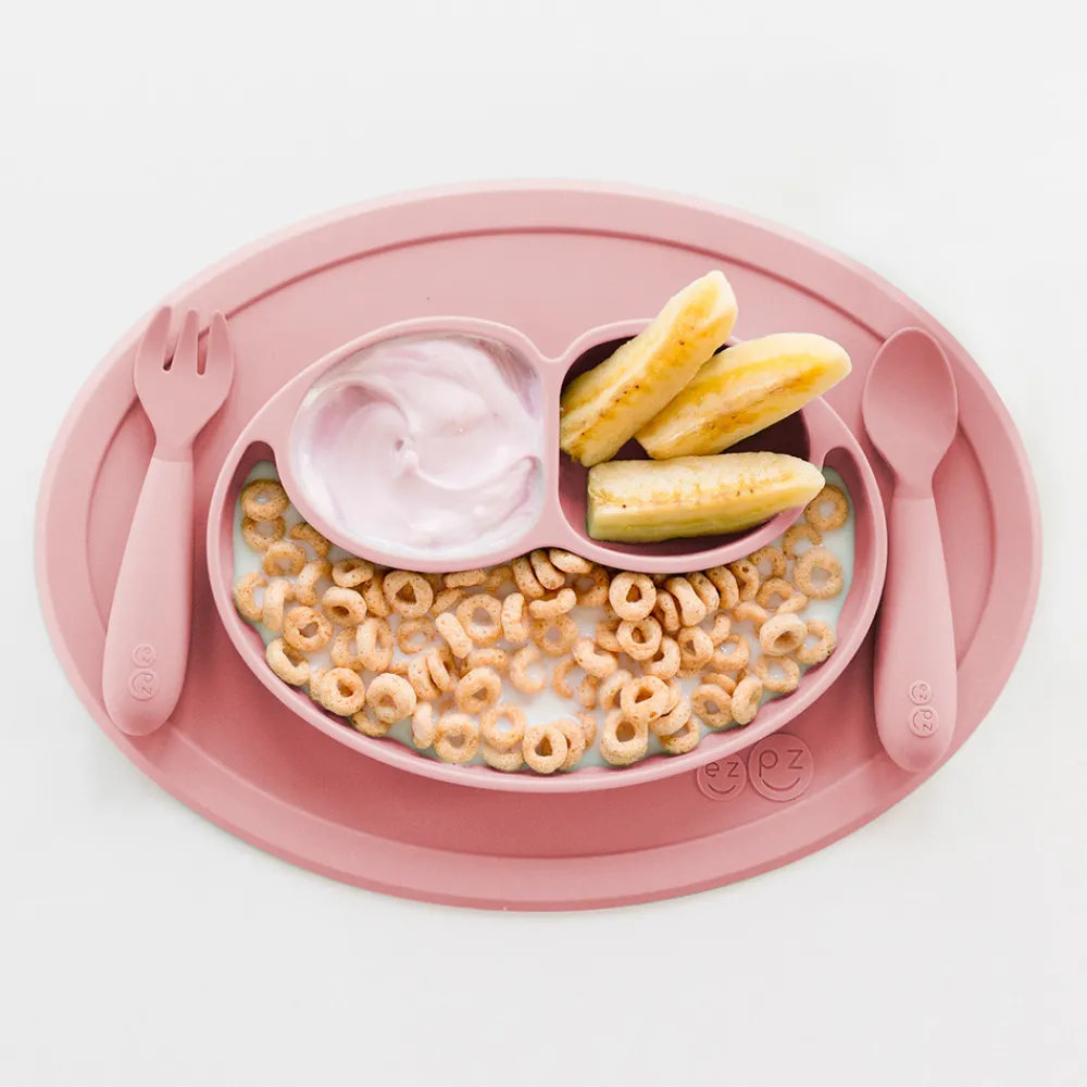 EZPZ Mini Foods Sæt - støvet rosa- Service