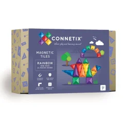 CONNETIX Mini Pack - magnetsæt 24 dele - rainbow- Magnetlegesæt