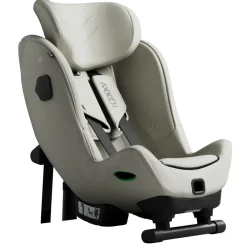 AXKID Minikid 4 Max Beachgrass Beige- Autostole 61-105 Cm (3 Mdr.-4 År)