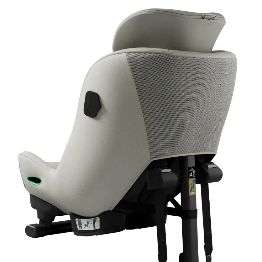 AXKID Minikid 4 Max Beachgrass Beige- Autostole 61-105 Cm (3 Mdr.-4 År)