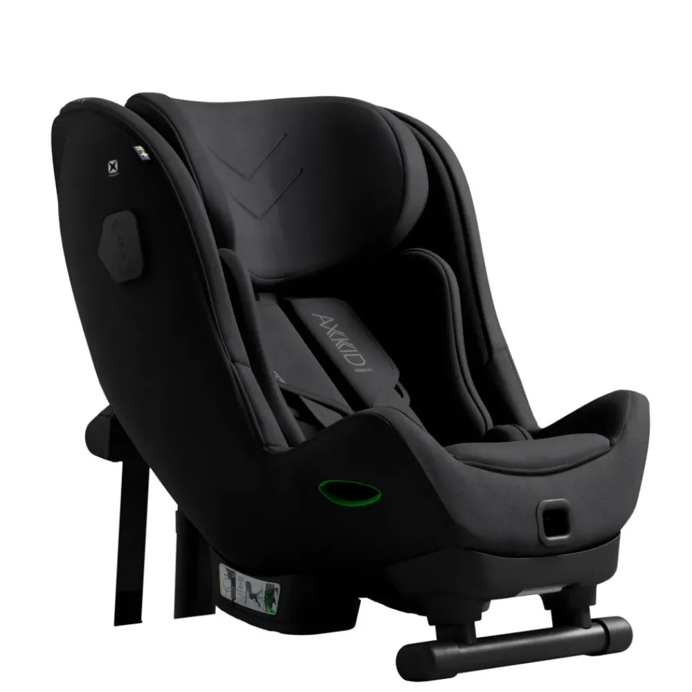 AXKID Minikid 4 Max Coastal Storm Black- Autostole 61-105 Cm (3 Mdr.-4 År)