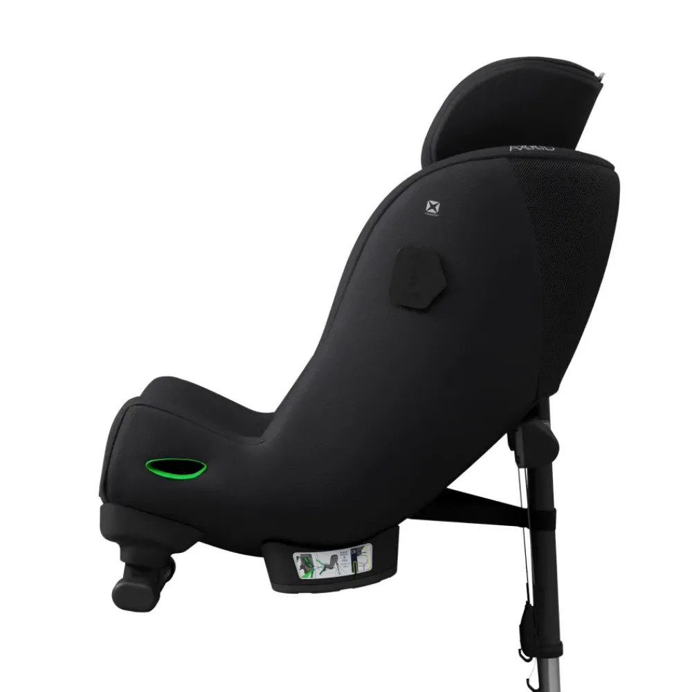 AXKID Minikid 4 Max Coastal Storm Black- Autostole 61-105 Cm (3 Mdr.-4 År)