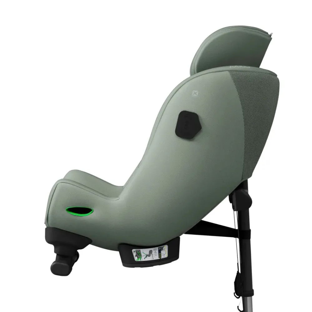 AXKID Minikid 4 Max Nordic Bloom Green- Autostole 61-105 Cm (3 Mdr.-4 År)