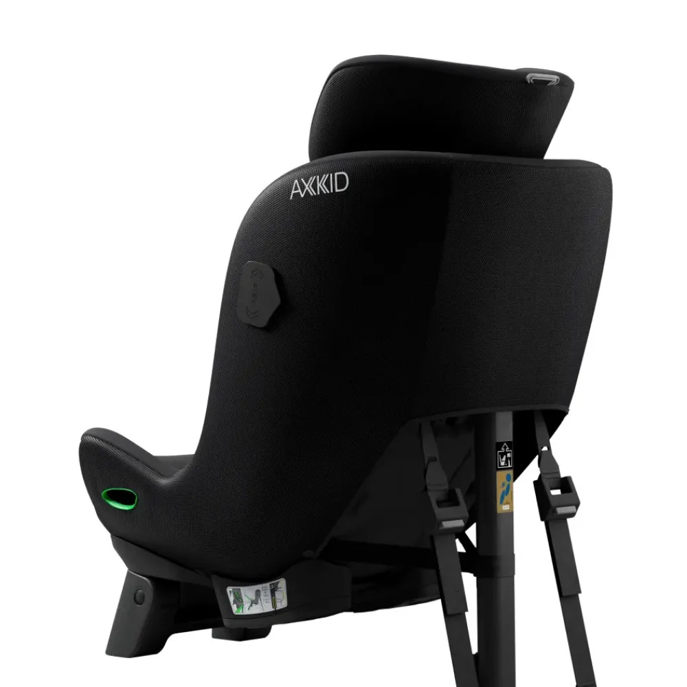 AXKID Minikid 4 Pro Coastal Storm Black- Autostole 61-105 Cm (3 Mdr.-4 År)