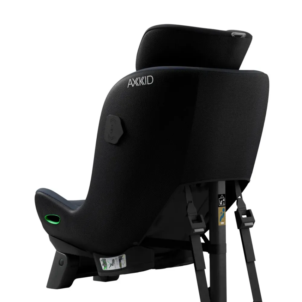 AXKID Minikid 4 Pro Glacier Lake Blue- Autostole 61-105 Cm (3 Mdr.-4 År)