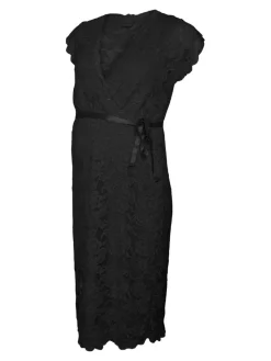 MamaLicious Mivane tess kjole - Black- Kjoler/Nederdele