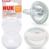 NUK Mommyfeel Silicon S1 - Green 2 stk- Sutter