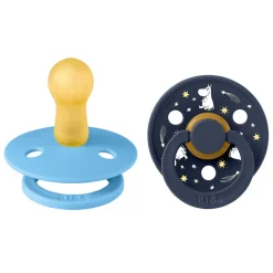 BIBS Moomin Colour Sut 2pk Latex Str 2 - Breeze- Sutter