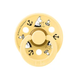 BIBS Moomin Colour Sut 2pk Latex Str 2 - Mint- Sutter