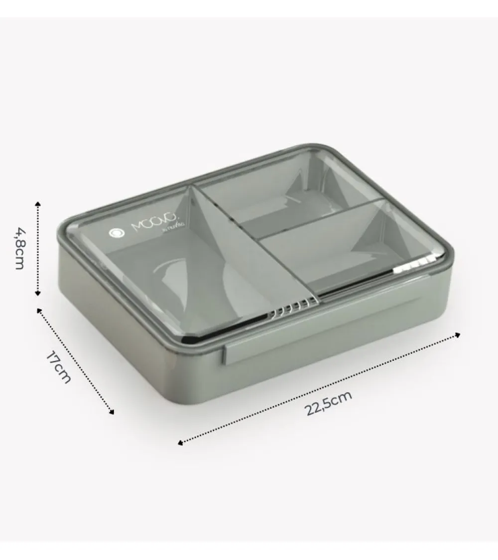 Nuvita Moovo madkasse - 950ml Sage Green- Madkasser & Drikkedunke