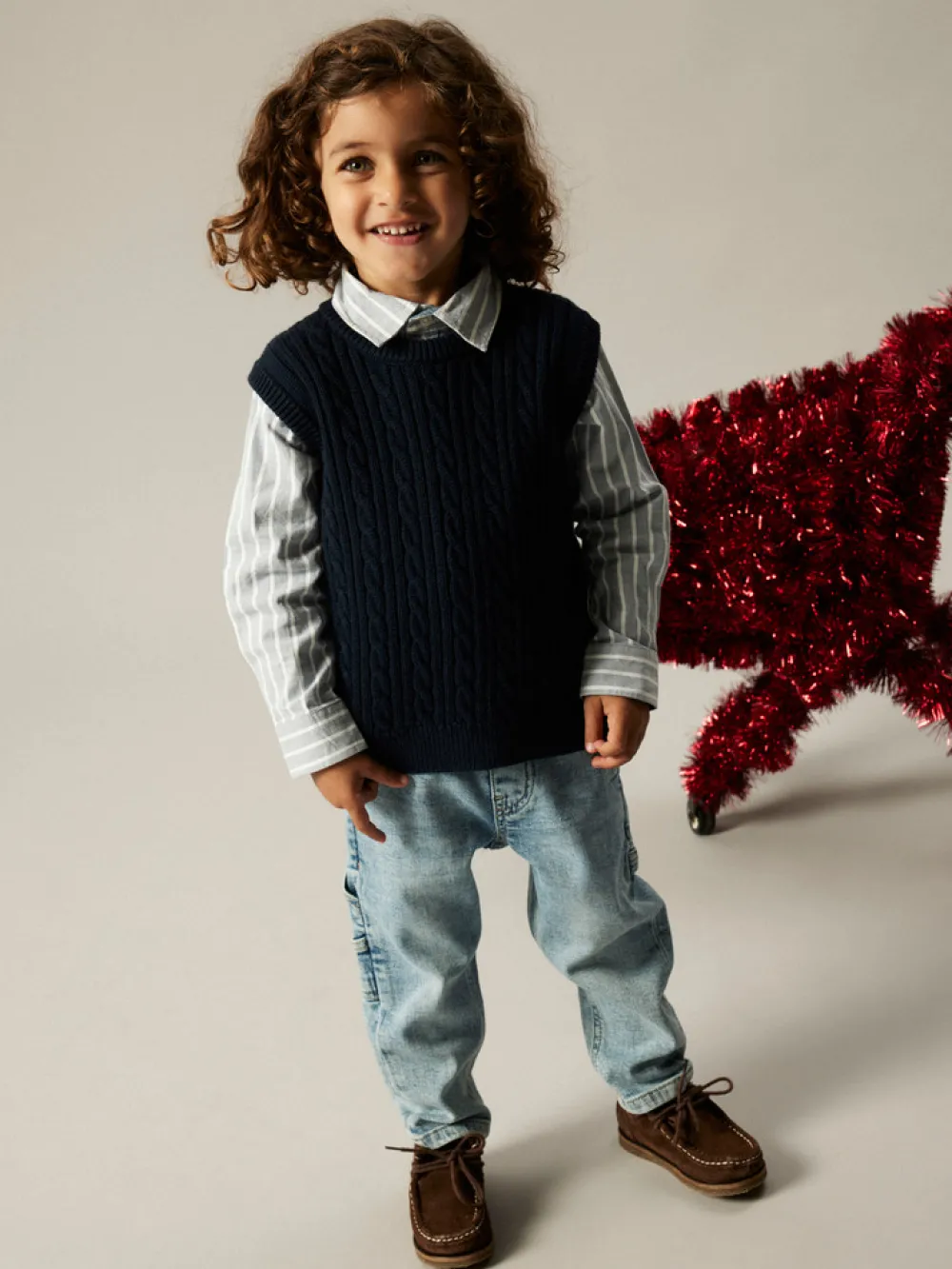 NAME IT Mrekid Skjorte - Flint Stone- Juletøj|Skjorter