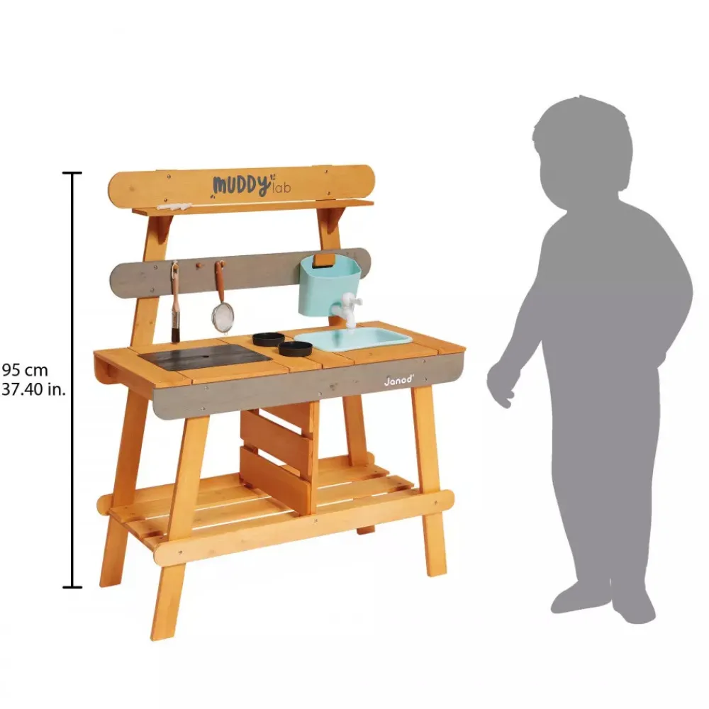 Janod Muddy Lab - udekøkken- Leg I Haven