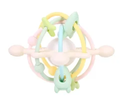 Le Toft Multi toy silikonelegetøj med raslekugle Pastel- Bideringe & Rangler