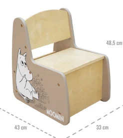 Barbo Toys Mumi Stol med Opbevaring-Børn Børneborde & Stole