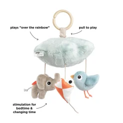 Done By Deer Musik mobile Playground Blå-Børn Uroer|Musikuroer