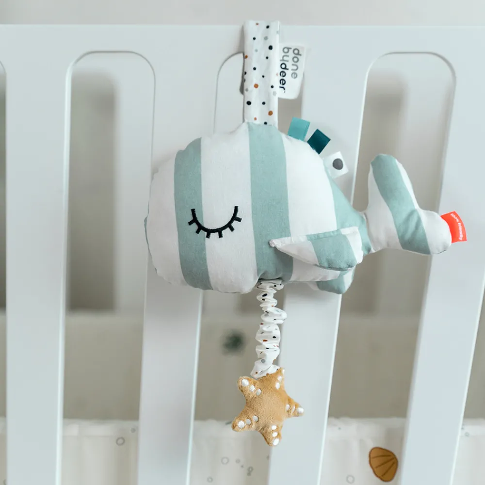 Done By Deer Musikdyr Wally Blå- Legetøj Til Barnevogne & Autostole