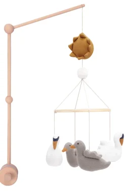 Vanilla COPENHAGEN Musikuro + træholder - Swandersen-Børn Uroer