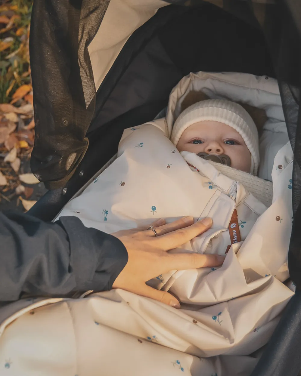 Easygrow Mysig kørepose - Berry blue- Køreposer