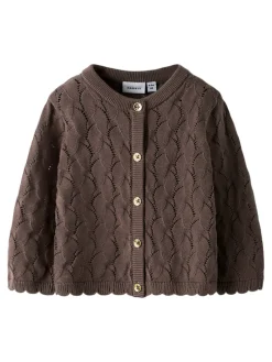 NAME IT Najsa Cardigan - Peppercorn- Cardigans, Veste & Trøjer