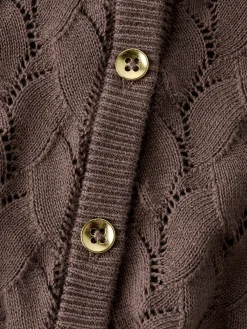 NAME IT Najsa Cardigan - Peppercorn- Cardigans, Veste & Trøjer