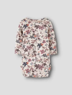 NAME IT Naline Langærmet Body - Peyote Melange- Bodystocking Langærmet