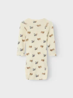 Lil' Atelier Nalu Uld Langærmet Body - Turtledove- Uldbodyer