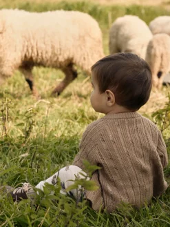 Lil' Atelier Nalu Uld Leggings - Turtledove- Uldunderdele