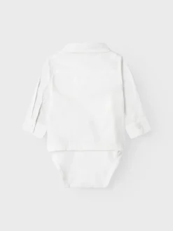 NAME IT Nasin skjortebody - BRIGHWHITE- Skjorter