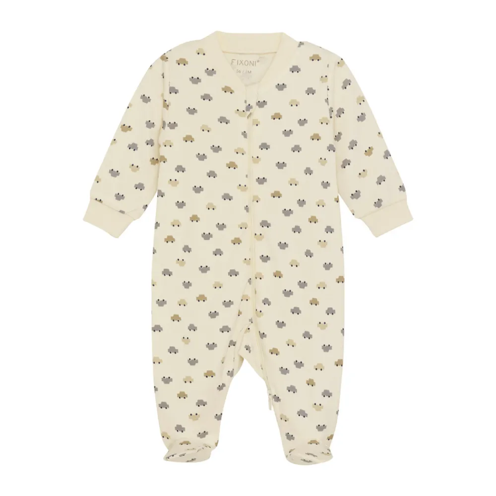 Fixoni Natdragt m. lynlås og fod - Weathervane- Natdragter