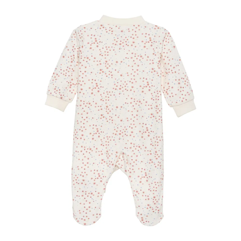 Fixoni Natdragt med lynlås og fod - Misty Rose- Natdragter|Heldragter M. Fod