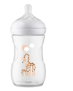 Philips Avent Natural Response Sutteflaske 260 ml. GIRAFFE- Sutteflasker