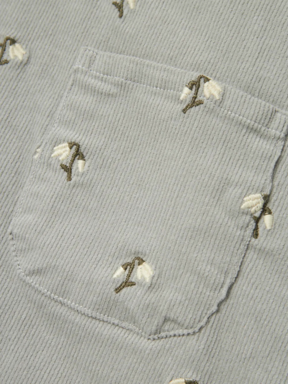 Lil' Atelier Nelly cord spencer - MIRAGEGRAY- Kjoler