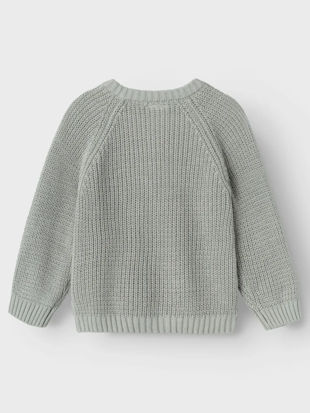 Lil' Atelier Nemlen langærmet strik - LIMESTONE- Cardigans, Veste & Trøjer