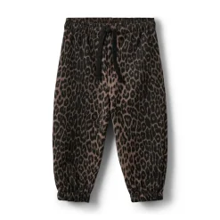 Sofie Schnoor Kids Netus Sweatpants - Leopard AOP- Bukser
