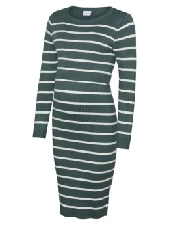 MamaLicious Newsiv june langærmet strik kjole - STORMY WEATHER- Kjoler/Nederdele