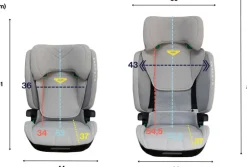 AXKID Nextkid - Shell Black- Autostole 100-150 Cm (4-12 År)