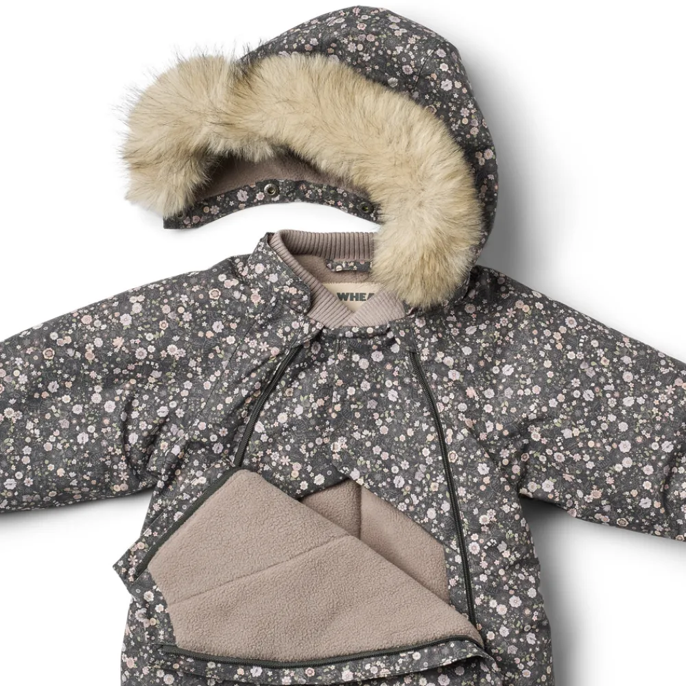 Wheat Nickie Flyverdragt - Black sea open flowers- Flyverdragter