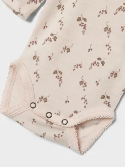 Lil' Atelier Noel Nia Uld Langærmet Body - Morganite- Uldbodyer