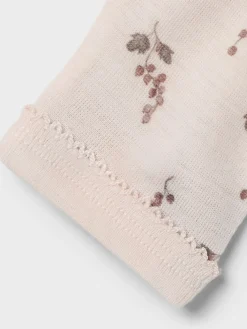 Lil' Atelier Noel Nia Uld Leggings - Morganite- Uldunderdele