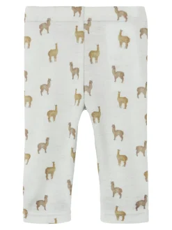 Lil' Atelier Noel Nor Uld Leggings - Gray Dawn- Uldunderdele