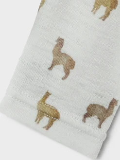 Lil' Atelier Noel Nor Uld Leggings - Gray Dawn- Uldunderdele