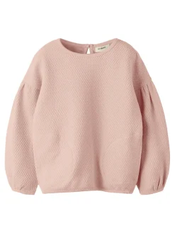 Lil' Atelier Noella Oversize Sweatshirt - Cameo Rose- Cardigans, Veste & Trøjer